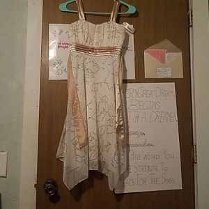 White and Gold dress